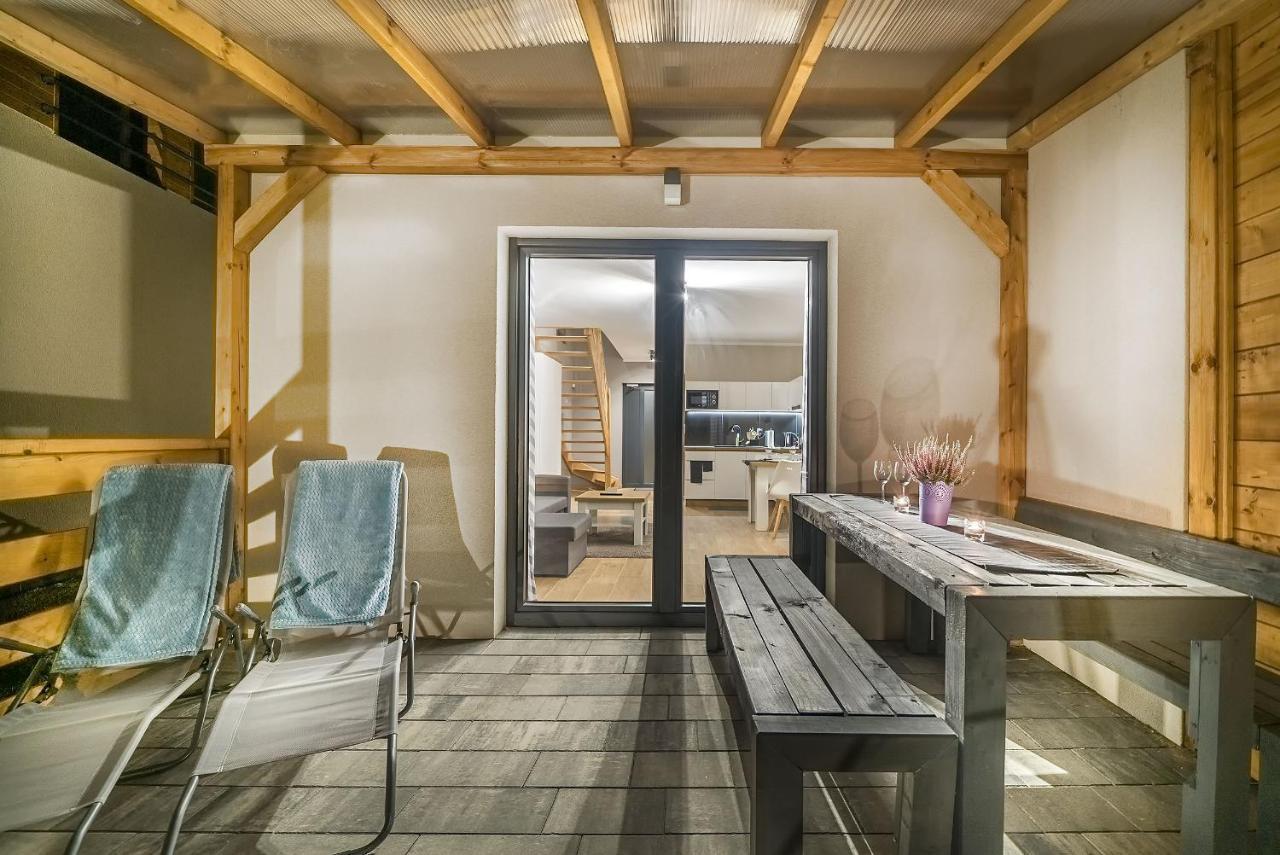 Domki Zlote Piaski Kryty Basen Sauna Jacuzzi Jastrzębia Góra Eksteriør billede